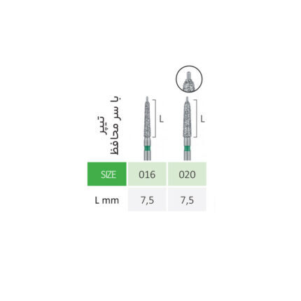 فرز الماسی نشانگر (Axial pin) دیا کد:508