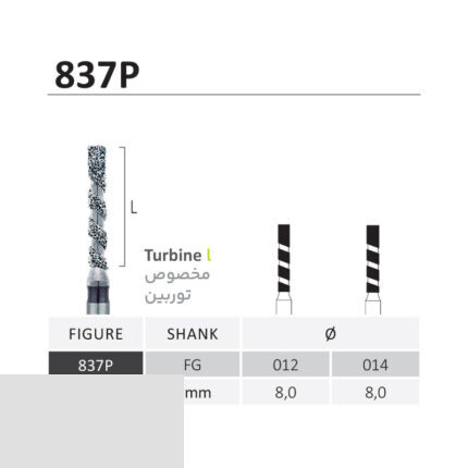 فرز الماسی دور مشکی فیشور سرعت بالا توربین جوتا کد :837P