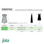 فرز جراحی  الماسی آلو‌ئوپلاستی برای کانتورینگ ریج . جوتا کد: D8307XG